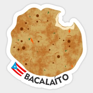 Puerto Rican Street Food Bacalaito Sticker